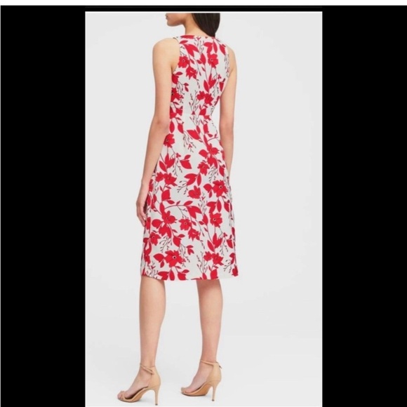 BANANA REPUBLIC Floral Print Midi Dress - Picture 2 of 8